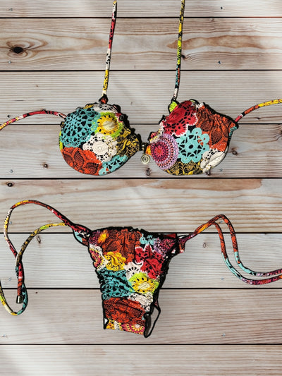Bikini Brasileño Barbara Crochet Levata Bumbum