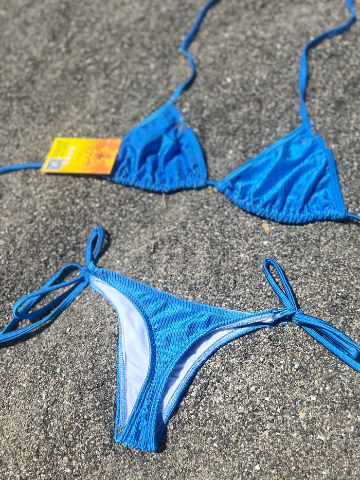 Bikini Tanga Brasileño Azul New