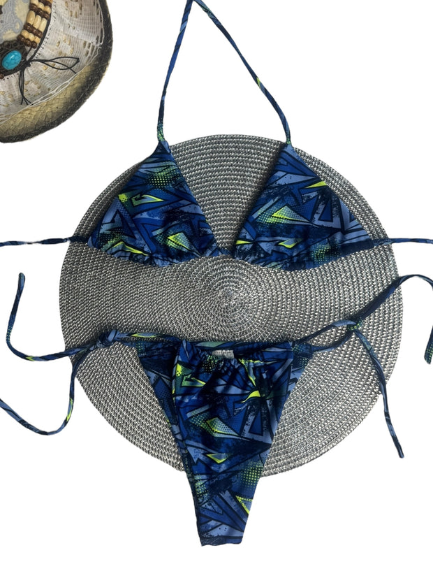 Bikini Colombiano Rayos Blue