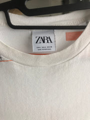 Camiseta Blanca Zara 2Mano