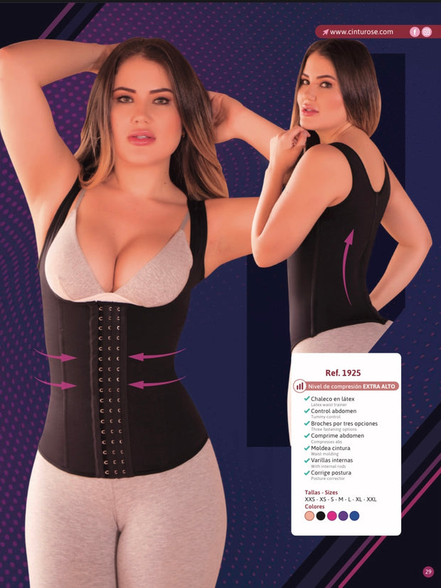 Chaleco en latex, con ganchos en hombros 1925 Colombiana