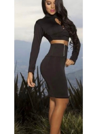 Conjunto Colombiano  Top y Falda Sexy Mujer 8029